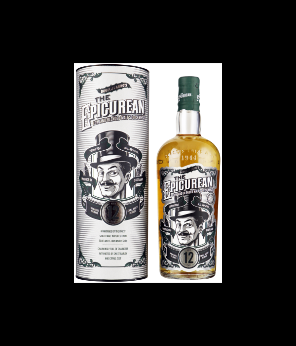 The Epicurean 12 Years Old Lowland Blended Malt Scotch Whisky 46% bij t Bockje in Bathmen