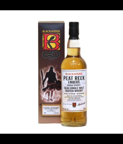 Fles Blackadder Peat Reek Embers, whisky, op voorraad bij slijterij t Bockje in Bathmen