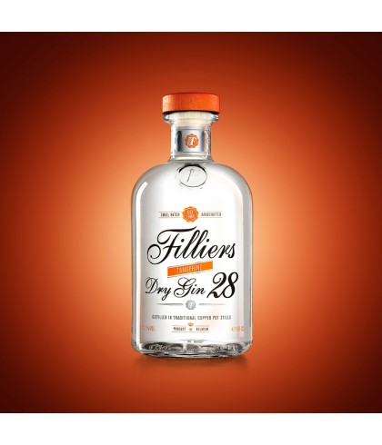 Filliers Dry Gin Tangerine 28, gin bij t Bockje in Bathmen