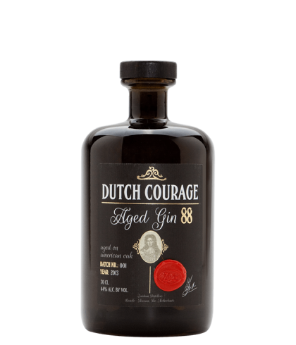 Fles Zuidam Dutch Courage Aged Gin, gin, bij slijterij t Bockje in Bathmen
