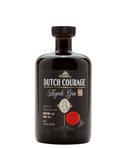 Fles Zuidam Dutch Courage Aged Gin, gin, bij slijterij t Bockje in Bathmen