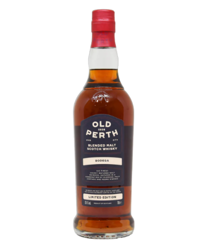 Fles Old Perth Bodega, Schotse blended malt op sherryvaten, op voorraad bij slijterij t Bockje in Bathmen