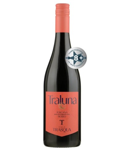 Fles Villa Trasqua Rosso Toscana Traluna, wijn op voorraad bij slijterij t Bockje in Bathmen