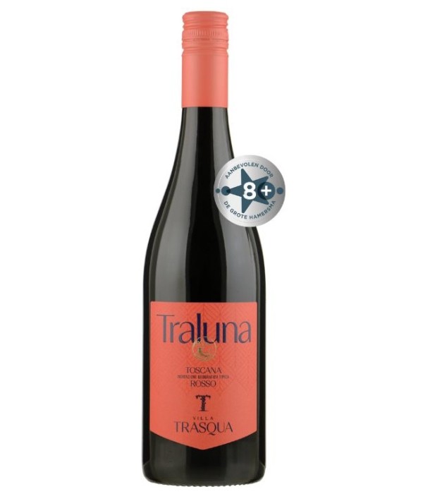 Villa Trasqua Rosso Toscana Traluna, wijn bij t Bockje in Bathmen