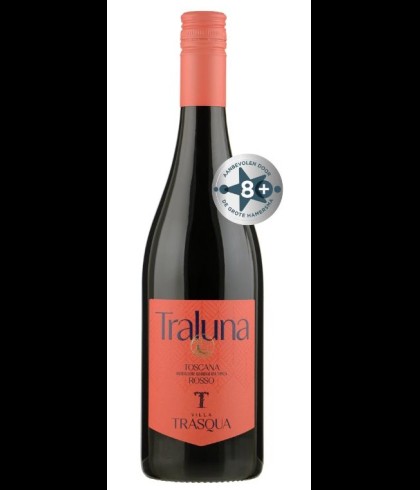 Fles Villa Trasqua Rosso Toscana Traluna, wijn op voorraad bij slijterij t Bockje in Bathmen