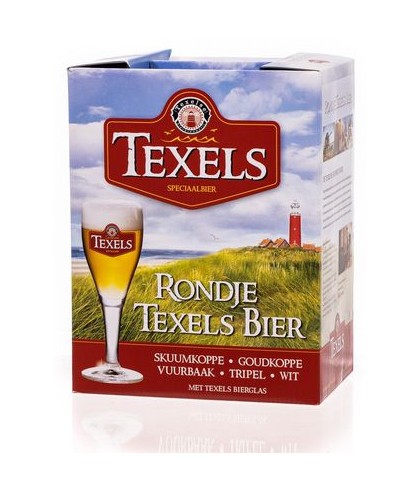 Texels rondje 5x33cl + glas