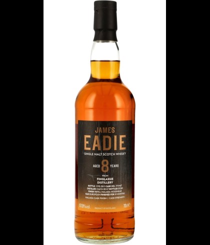 Fles single malt van bottelaar James Eadie, op voorraad bij slijterij t Bockje in Bathmen
