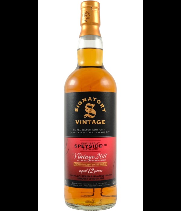 Signatory Small Batch Edition #11 Speyside (M) 12 Years Old 2011 bij t Bockje in Bathmen