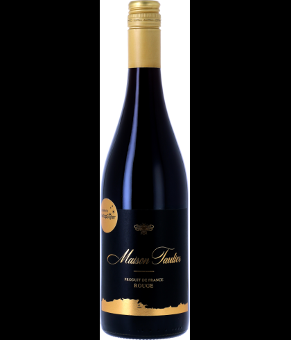Fles Maison Taulier Rouge, wijn op voorraad bij slijterij t Bockje in Bathmen