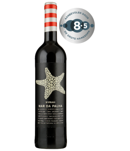 Fles Mar da Palha Syrah, wijn, op voorraad bij slijterij t Bockje in Bathmen