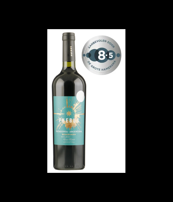 Phebus Patagonia Argentina Reservado Malbec, wijn bij t Bockje in Bathmen