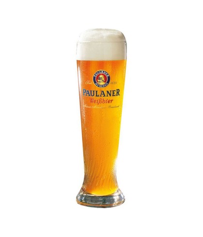 Paulaner weizen bierglas 30cl., glas bij t Bockje in Bathmen