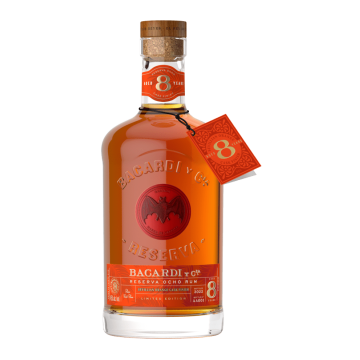 Bacardi Reserva Ocho Años Rum Sevillian Orange Cask Finish