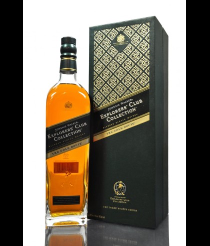 Fles blended Scotch van Johnnie Walker, op voorraad bij slijterij t Bockje in Bathmen