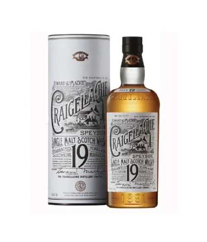 Fles Craigellachie 19 Years Old, single malt whisky, op voorraad bij slijterij t Bockje in Bathmen