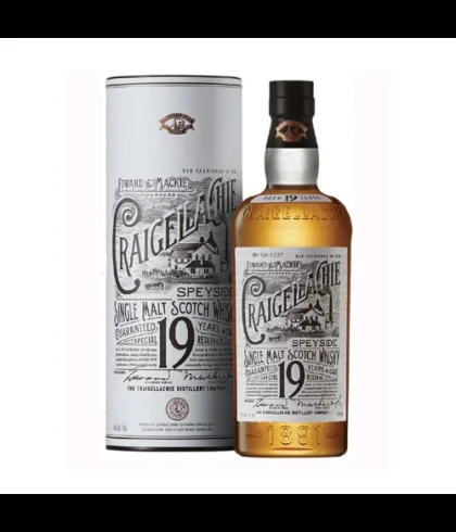 Fles Craigellachie 19 Years Old, single malt whisky, op voorraad bij slijterij t Bockje in Bathmen