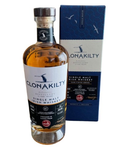 Fles Clonakilty Single Malt Irish Whiskey, single malt whisky, op voorraad bij slijterij t Bockje in Bathmen