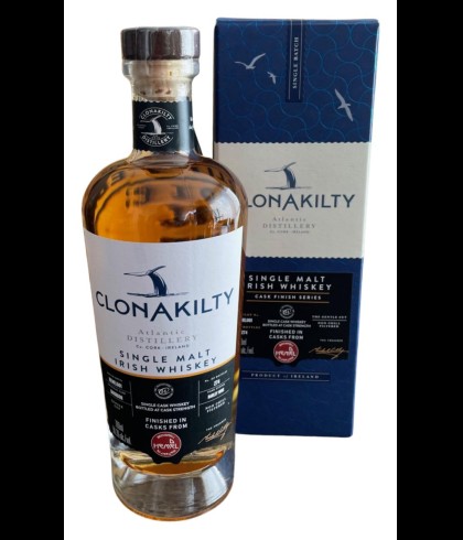 Fles Clonakilty Single Malt Irish Whiskey, single malt whisky, op voorraad bij slijterij t Bockje in Bathmen