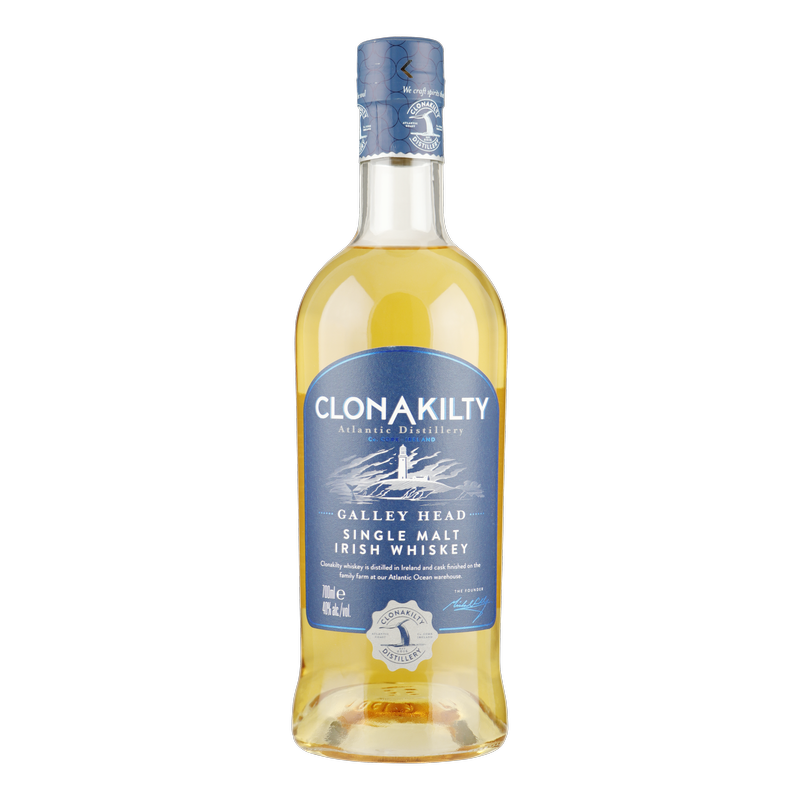 Fles Clonakilty Galley Head Single Malt, single malt whisky, op voorraad bij slijterij t Bockje in Bathmen