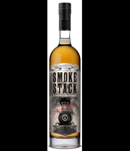 Fles Smoke Stack Blended Malt Whisky, whisky, op voorraad bij slijterij t Bockje in Bathmen