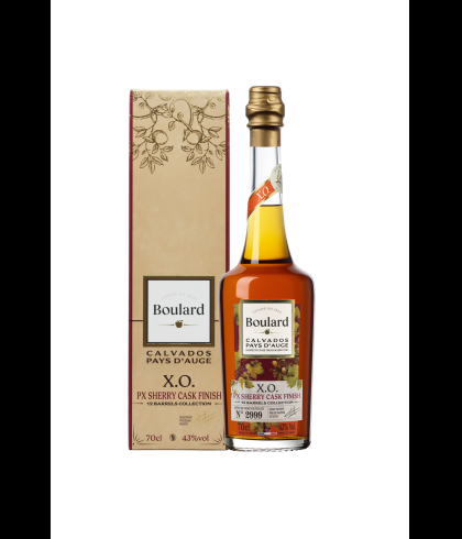 Boulard XO Calvados PX Sherry Cask Finish, op voorraad bij slijterij t Bockje in Bathmen
