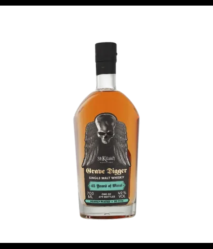 Fles St. Kilian Grave Digger 45 Years Of Metal, whisky, bij slijterij ’t Bockje in Bathmen