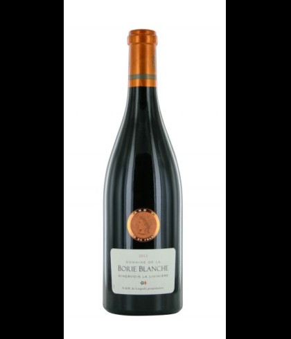 Fles Lorgeril Borie Blanche Grand Vin Minervois Liviniere, wijn op voorraad bij slijterij t Bockje in Bathmen