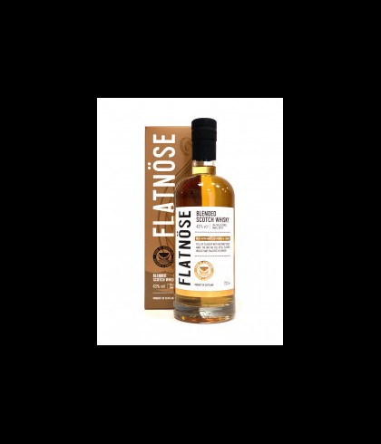 Fles Flatnöse Blended Scotch Whisky, whisky, op voorraad bij slijterij t Bockje in Bathmen