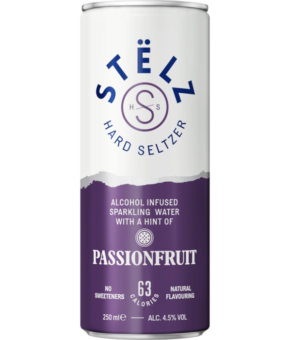 Stëlz Hard Seltzer Passionfruit bij t Bockje in Bathmen