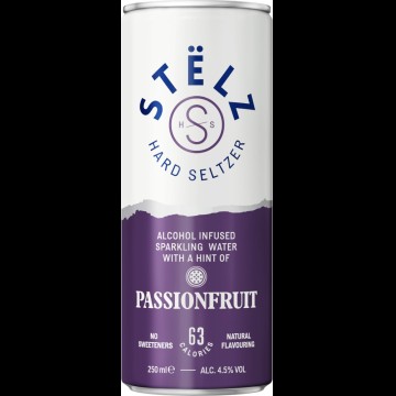 Stëlz Hard Seltzer Passionfruit