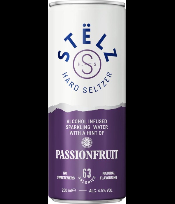 Stëlz Hard Seltzer Passionfruit bij t Bockje in Bathmen