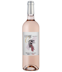 Flasche L'OIE 0° Rosé Merlot/Cabernet alcohol free