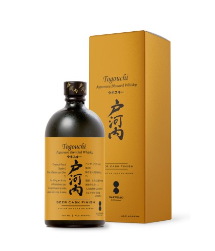 Fles Togouchi Japanese Blended Whisky, whisky, bij slijterij ’t Bockje in Bathmen