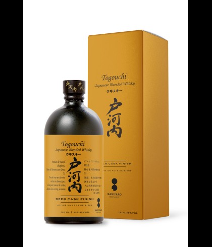 Fles Togouchi Japanese Blended Whisky, whisky, op voorraad bij slijterij t Bockje in Bathmen