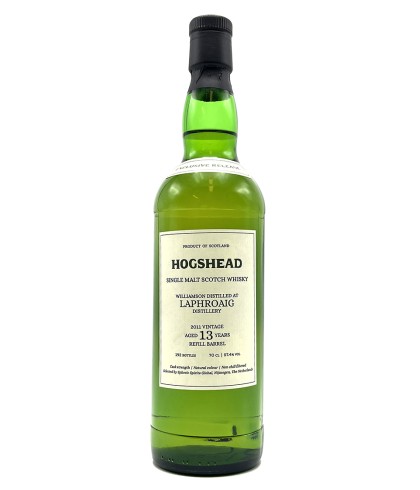 Fles Islay single malt van Laphroaig, op voorraad bij slijterij t Bockje in Bathmen