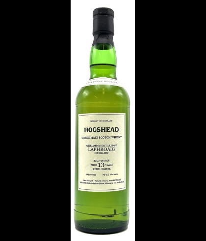 Fles Islay single malt van Laphroaig, op voorraad bij slijterij t Bockje in Bathmen