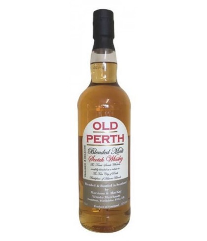 Fles Old Perth Original Cask Strength, Schotse blended malt op sherryvaten, op voorraad bij slijterij t Bockje in Bathmen