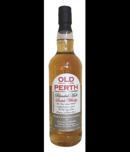 Fles Old Perth Original Cask Strength, Schotse blended malt op sherryvaten, op voorraad bij slijterij t Bockje in Bathmen