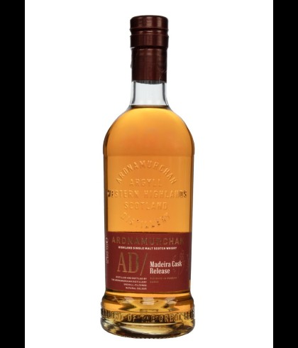 Fles Ardnamurchan Madeira Cask Release 2025, single malt whisky, op voorraad bij slijterij t Bockje in Bathmen