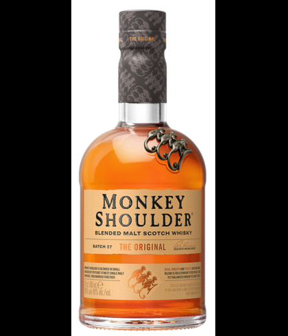 Fles Monkey Shoulder, Schotse blended malt whisky, op voorraad bij slijterij t Bockje in Bathmen