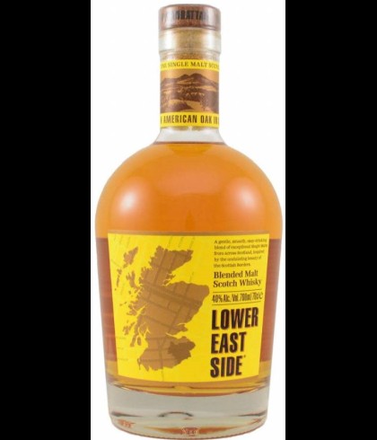 Fles LOWER EAST SIDE, whisky, op voorraad bij slijterij t Bockje in Bathmen