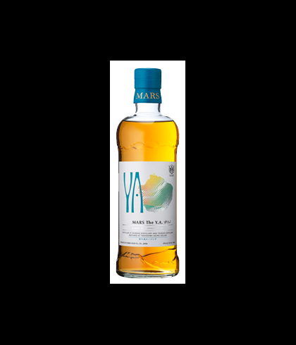 Fles Mars The Y.A. #2 Peated Blended Malt Japanese Whisky, whisky, op voorraad bij slijterij ’t Bockje in Bathmen