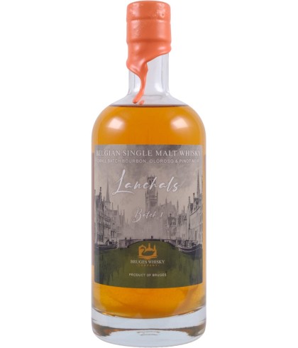 Fles Bruges Whisky Company Lanchals Batch 1, whisky, op voorraad bij slijterij t Bockje in Bathmen