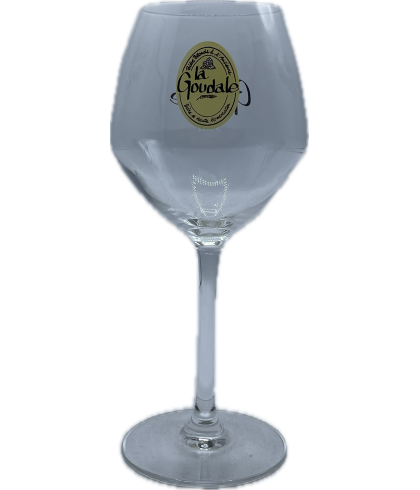 La Goudale glas 33cl, glas bij t Bockje in Bathmen