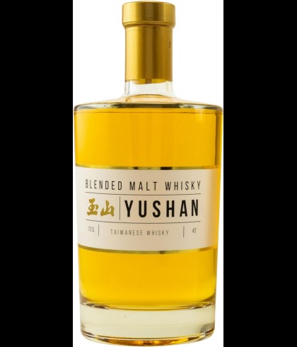Fles Yushan Blended Malt, Taiwanese whisky, op voorraad bij slijterij t Bockje in Bathmen