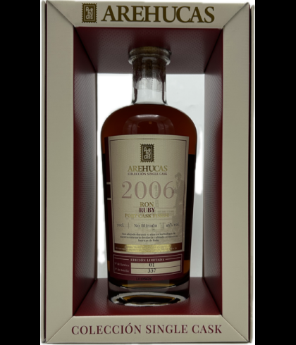 Ron Arehucas Rum Ruby Port Single Cask 2006
