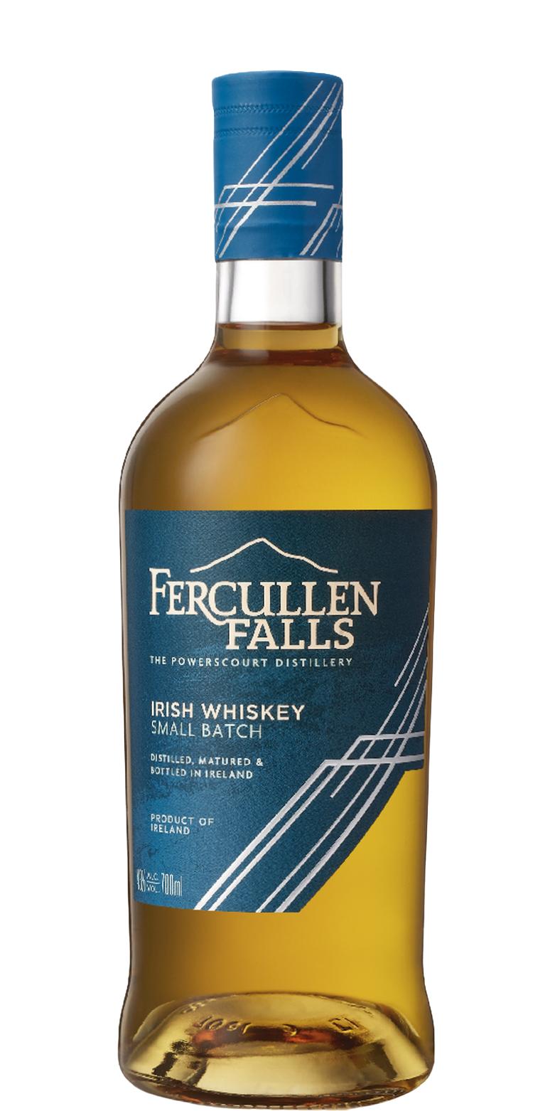 Fles Fercullen Falls, single malt whisky, op voorraad bij slijterij t Bockje in Bathmen