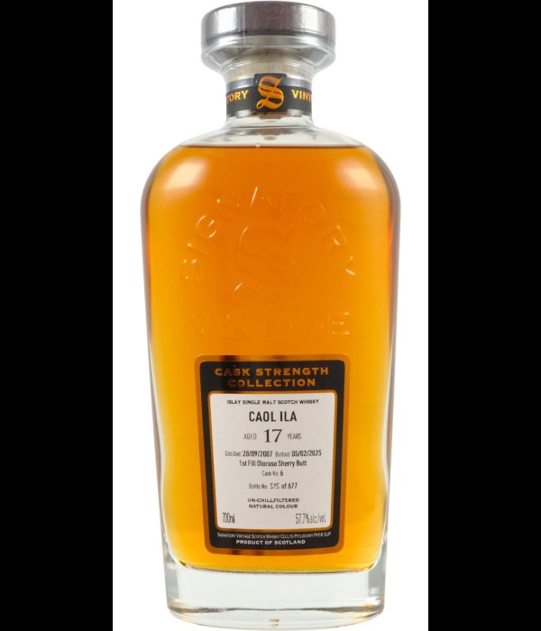 Signatory Vintage Caol Ila 17 Years Old 2007 bij t Bockje in Bathmen