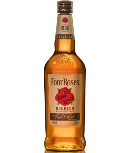 Fles Four Roses Bourbon, single malt whisky, op voorraad bij slijterij t Bockje in Bathmen