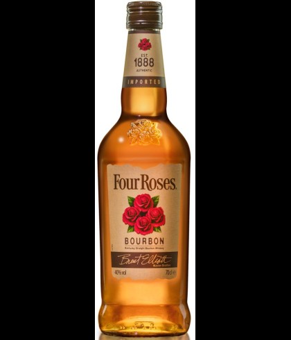 Fles Four Roses Bourbon, single malt whisky, op voorraad bij slijterij t Bockje in Bathmen